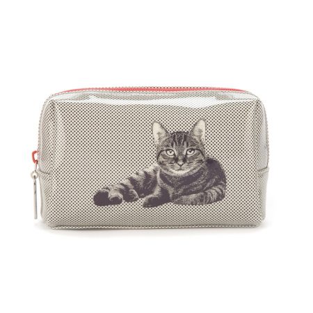 Catseye London Etching Cat Beauty Bag | Cosmetica-shop.com