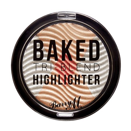 Barry M Tri-Blend Baked Highlighter Silver Solstice | Cosmetica-shop.com