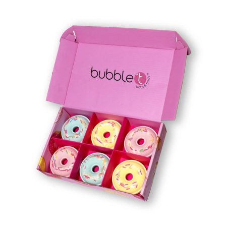 Bubble T Donut Bath Bomb Fizzer Gift Set (6 x 58g) | Cosmetica-shop.com