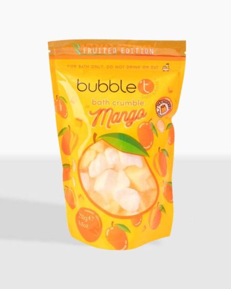 Bubble T Fruitea Edition Fizzing Mango Bath Crumble (250g) | Cosmetica-shop.com