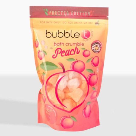 Bubble T Fruitea Edition Fizzing Peach Bath Crumble (250g) | Cosmetica-shop.com