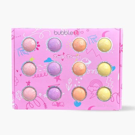 Bubble T Giant Mixed Fruits Bath Bomb Fizzer Gift Set ( 12 x 85g) | Cosmetica-shop.com
