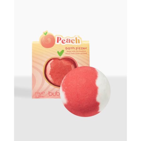Bubble T Peach Bath Bomb Fizzer (150g) | Cosmetica-shop.com
