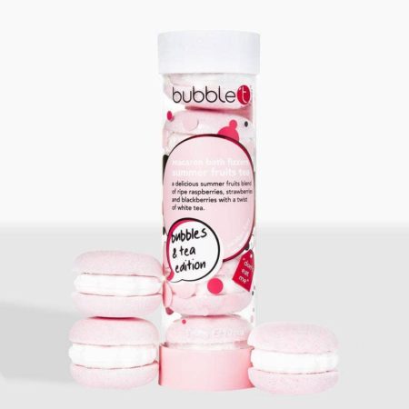 Bubble T Summer Fruits Tea Macaron Bath Bomb Fizzers | Cosmetica-shop.com