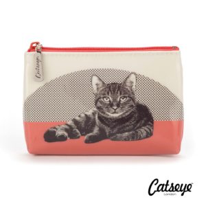 Catseye London Etching Cat Pouch | Cosmetica-shop.com