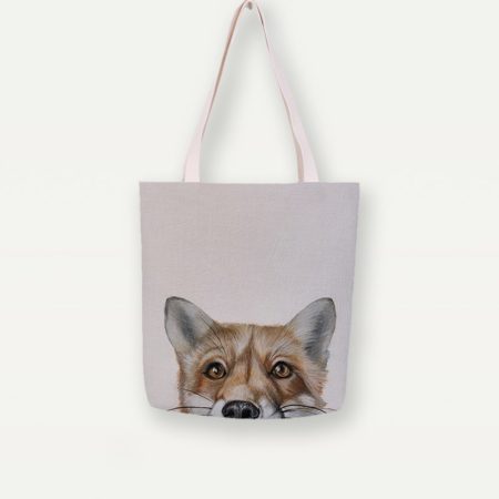 Fox 3 Duurzame Canvas Tas | Cosmetica-shop.com