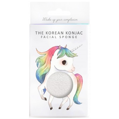 Konjac Facial Sponge Puff Mythical Unicorn Prancing Original | Cosmetica-shop.com