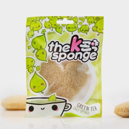 Konjac K-Sponge The Ultimate Korean Beauty Tool Green Tea | Cosmetica-shop.com