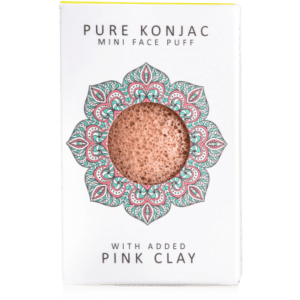 Konjac Mini Pore Refiner Sponge French Pink Clay | Cosmetica-shop.com