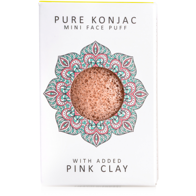 Konjac Mini Pore Refiner Sponge French Pink Clay | Cosmetica-shop.com