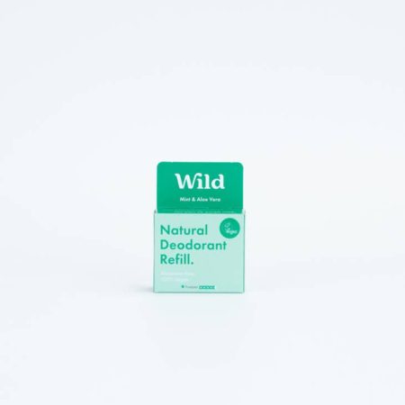 Wild Men's Mint & Aloe Vera Deodorant Refill 40g | Cosmetica-shop.com