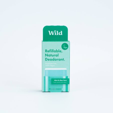Wild Men's Mint & Aloe Vera Refillable Deodorant | Cosmetica-shop.com